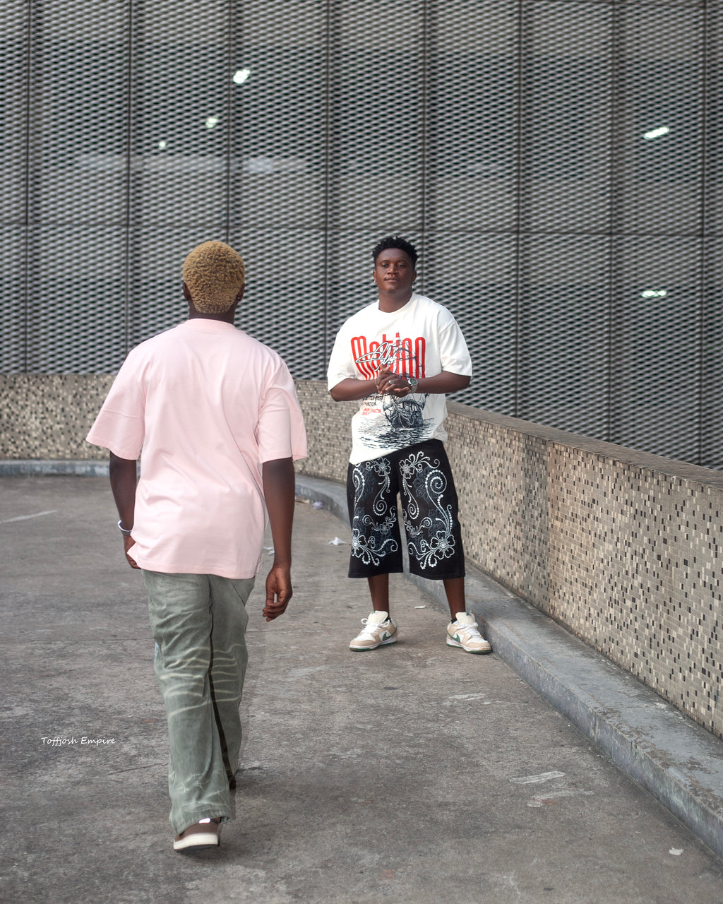 M-TEES polo shirt front & back view