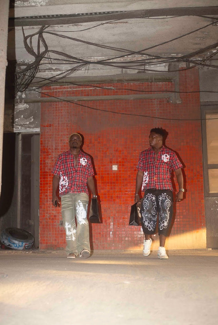 Model wearing Floral Coupe denim jorts by Main Character Energy